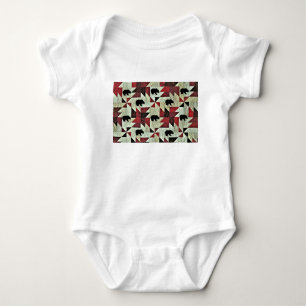 Black Bear Quilt Baby Bodysuit