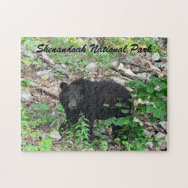 Black Bear Shenandoah National Park Virginia Jigsaw Puzzle (Horizontal)