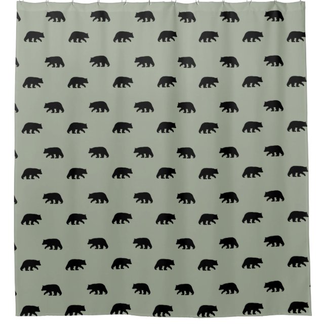 Black Bear Silhouettes Pattern (Front)