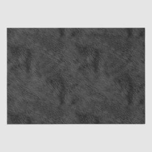 Black Bear Skin faux Fur Texture Tissue Paper