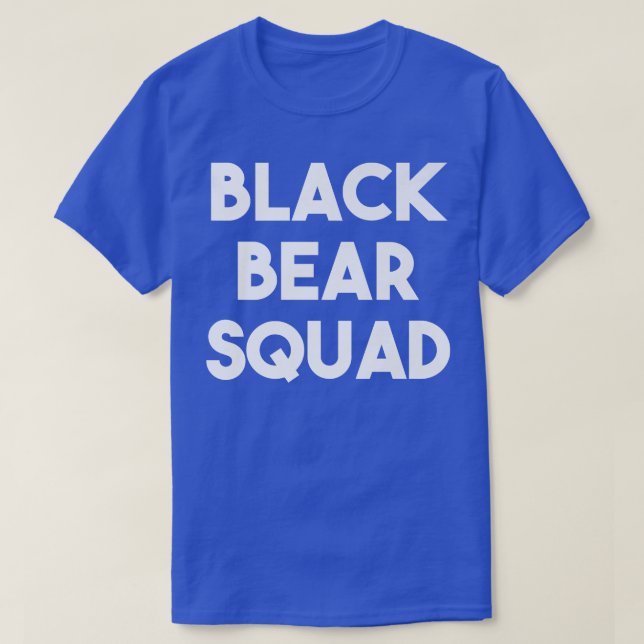 Black Bear Squad - Funny Premium  T-Shirt (Design Front)