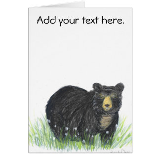 Black bear teddy bear
