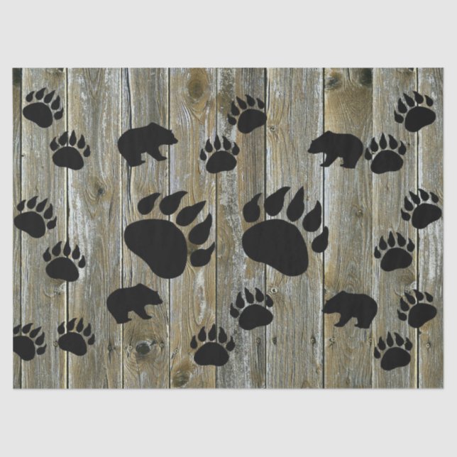 Black Bear Tissue Paper (Front)