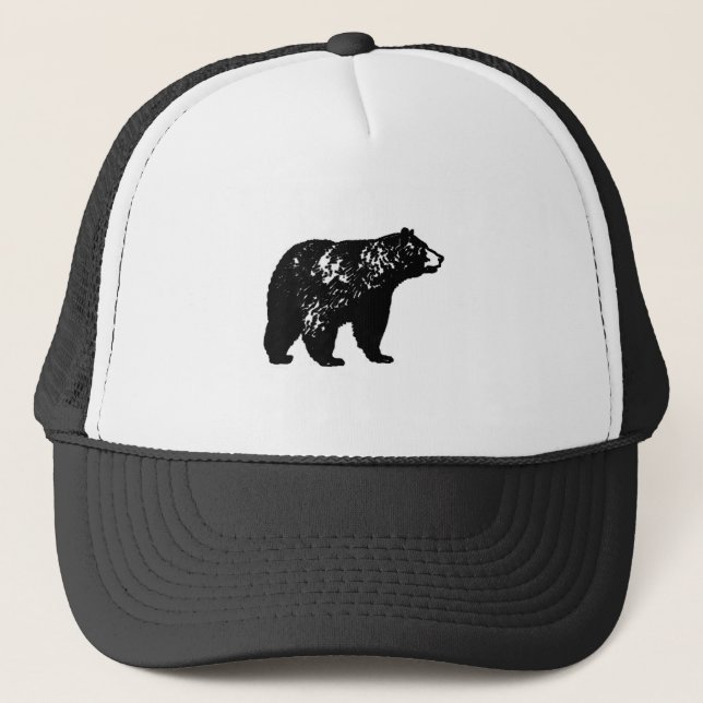 Black Bear Trucker Hat (Front)