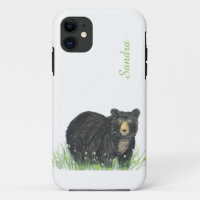black bear watercolor