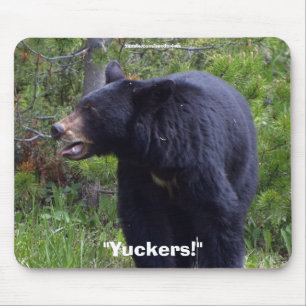 Black Bear Wildlife Mousepad