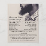 Black Beard Model, Men's Barbers Advertising Flyer<br><div class="desc">Black Beard Model,  Men's Barbers Advertising Flyers By The Business Card Store.</div>