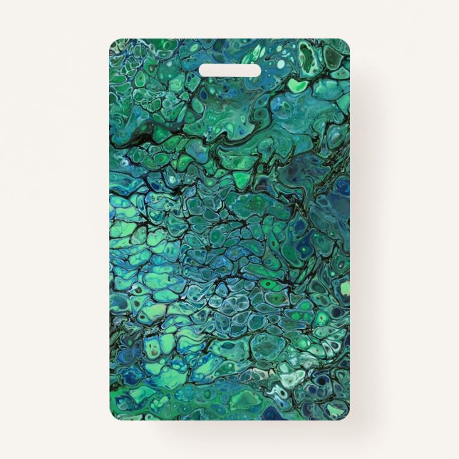 Black Bears Blue and Green Badge (Front)