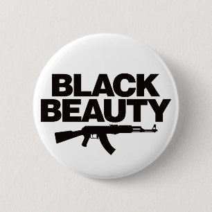 Black Beauty AK - Black 2 Inch Round Button