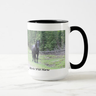 "Black Beauty" Alberta Wild Horse 2 Mug