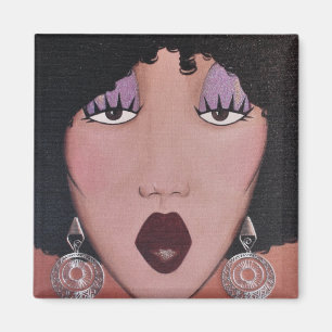 “Black Beauty Diva” Magnet