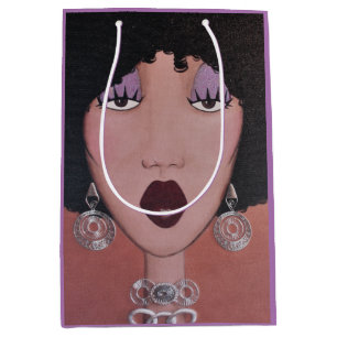 “Black Beauty Diva”  Medium Gift Bag