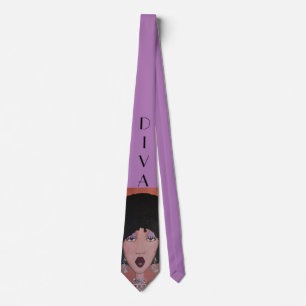 “Black Beauty Diva” NECK TIE