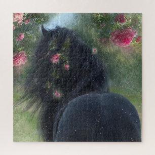 Black Beauty Friesian Horse - Puzzle