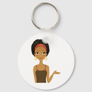 Black beauty keychain