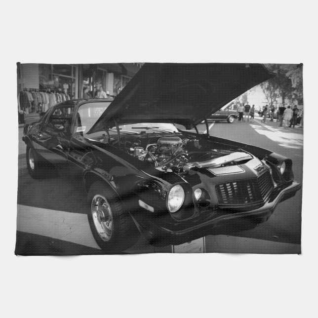 Black Beauty Kitchen Towel (Horizontal)