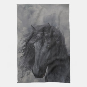 Black Beauty Kitchen Towel