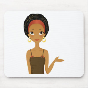 Black beauty mouse pad