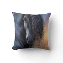 Black Beauty Pillow