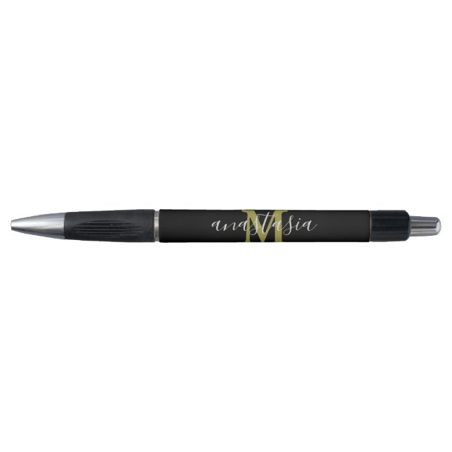 Black Beauty Salon by Anastasia Monogram Pen (Front)