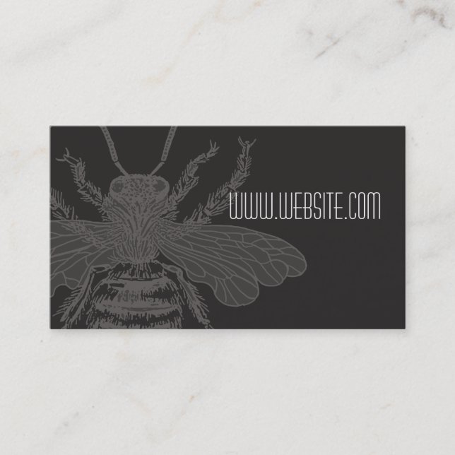 Black Bee Bizcard Business Card (Front)