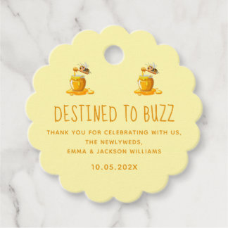 Black Bee Honey Label Metallic Gold Text 