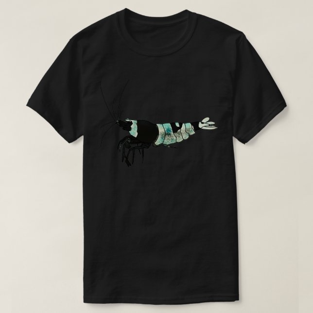 Black Bee Shrimp T-Shirt (Design Front)
