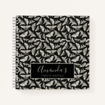 Black Beige Moth Bug Pattern Field Notes
