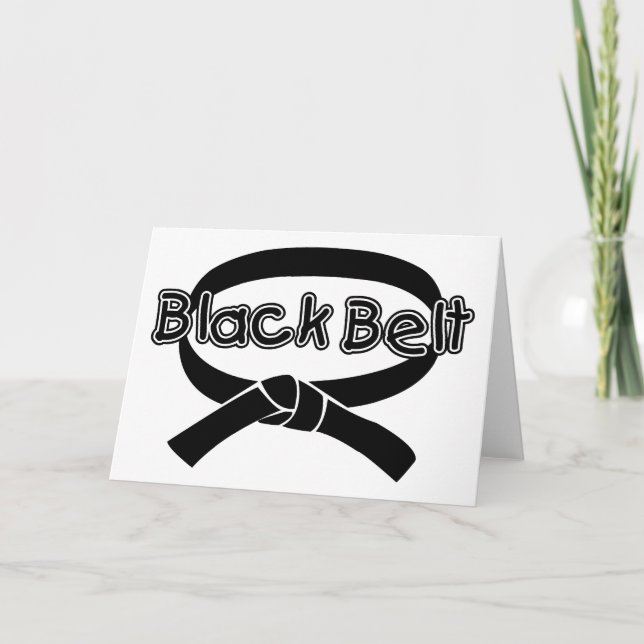 Black Belt 2 Card (Front)