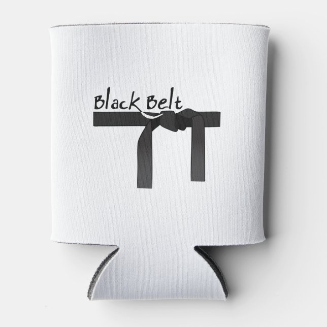 Black Belt Can Cooler (Front)