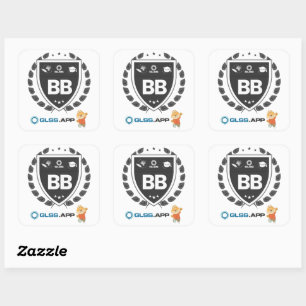 Black Belt Certified - GLSS.app Square Sticker