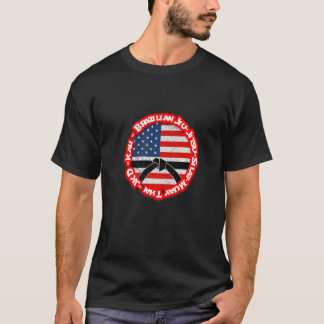 Black Belt Cinta Negra Karate Jiu Jitsu Judo Kung T-Shirt