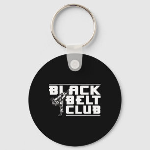 Black Belt Club - Karate Black Belt Keychain