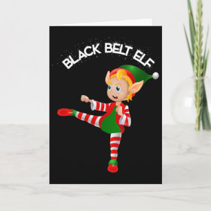 Black Belt Elf-taekwondo, Karate, Jui Jitsu, Kickb Card