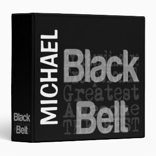 Black Belt Extraordinaire CUSTOM Binder
