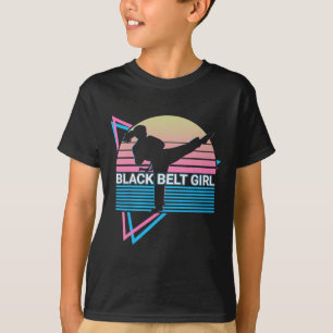 Black Belt Girl - Judo Karate Jiu Jitsu Taekwondo T-Shirt