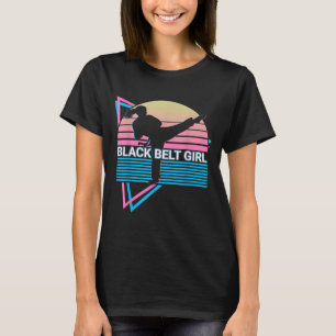 Black Belt Girl - Judo Karate Jiu Jitsu Taekwondo T-Shirt