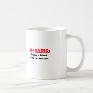 Black Belt In Sarcasm Coffee Mug