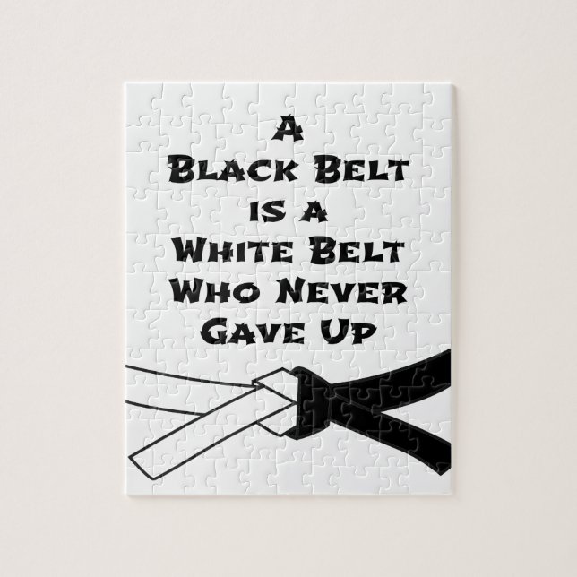 Black Belt Jigsaw Puzzle (Vertical)