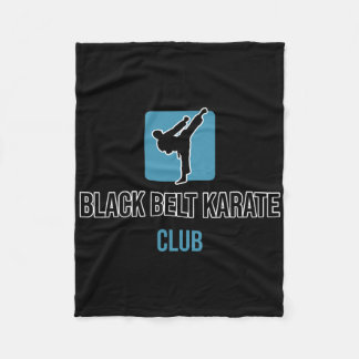 Black Belt Karate Club Fleece Blanket