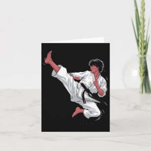 Black Belt Karate Fighter Card