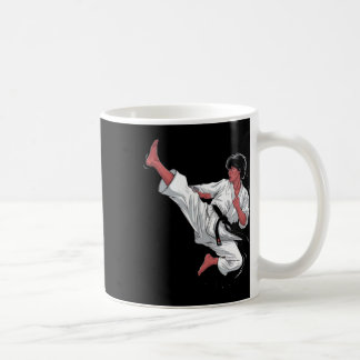 Black Belt Karate Fighter Coffee Mug
