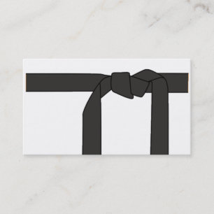 Black Belt/Karate Instructor Business Card