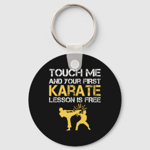 Black Belt Karate Keychain