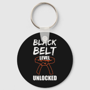 Black Belt Level Unlocked 1 Keychain