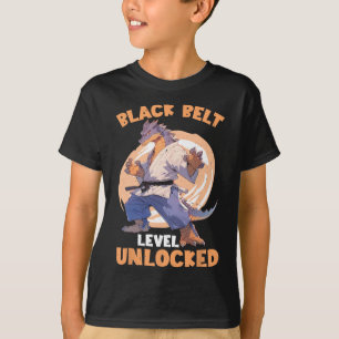 Black Belt Level Unlocked  T-Shirt