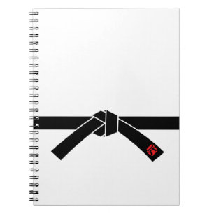 Black Belt, Martial Arts 黒帯, 武道 Notebook