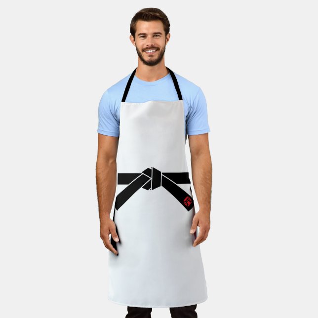 Black Belt, Martial Arts Apron (Worn)