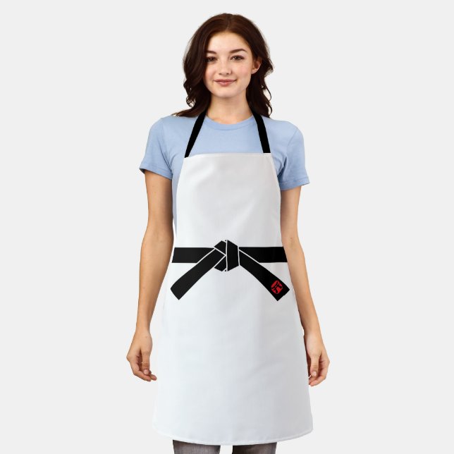 Black Belt, Martial Arts Apron (Worn)