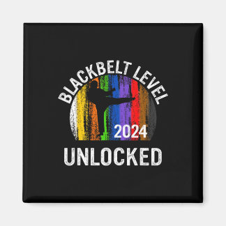 Black Belt Men Achievement Martial Arts Karate Boy Magnet
